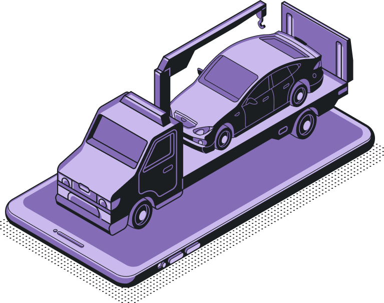 An image of a vehicle with a dollar sign on the roof.